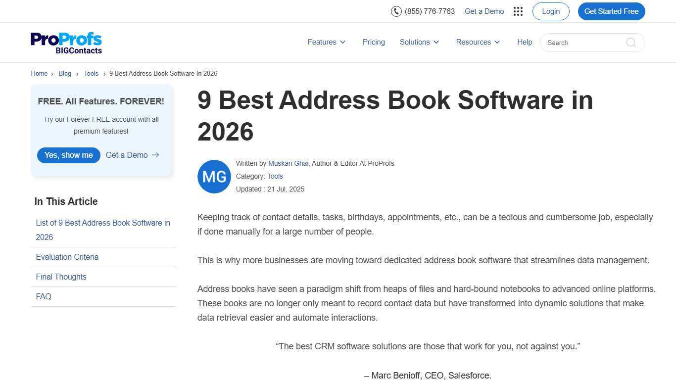9 Best Address Book Software for Businesses in 2026